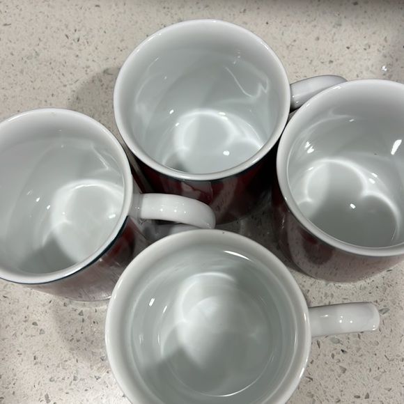 Vintage Bella Tavola 4pc Coffee Mug Set Grindley by Kopin Indonesia - Picture 2 of 7